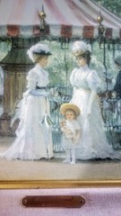 „Summer Carousel“ Alan Maley Print On Canvas Signed/Numbered, Lim Ed, COA Framed