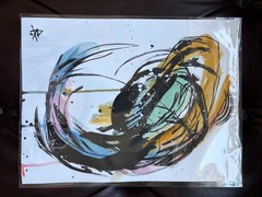 FIFA World Cup Abstract Official Football Painting Original Modern Art