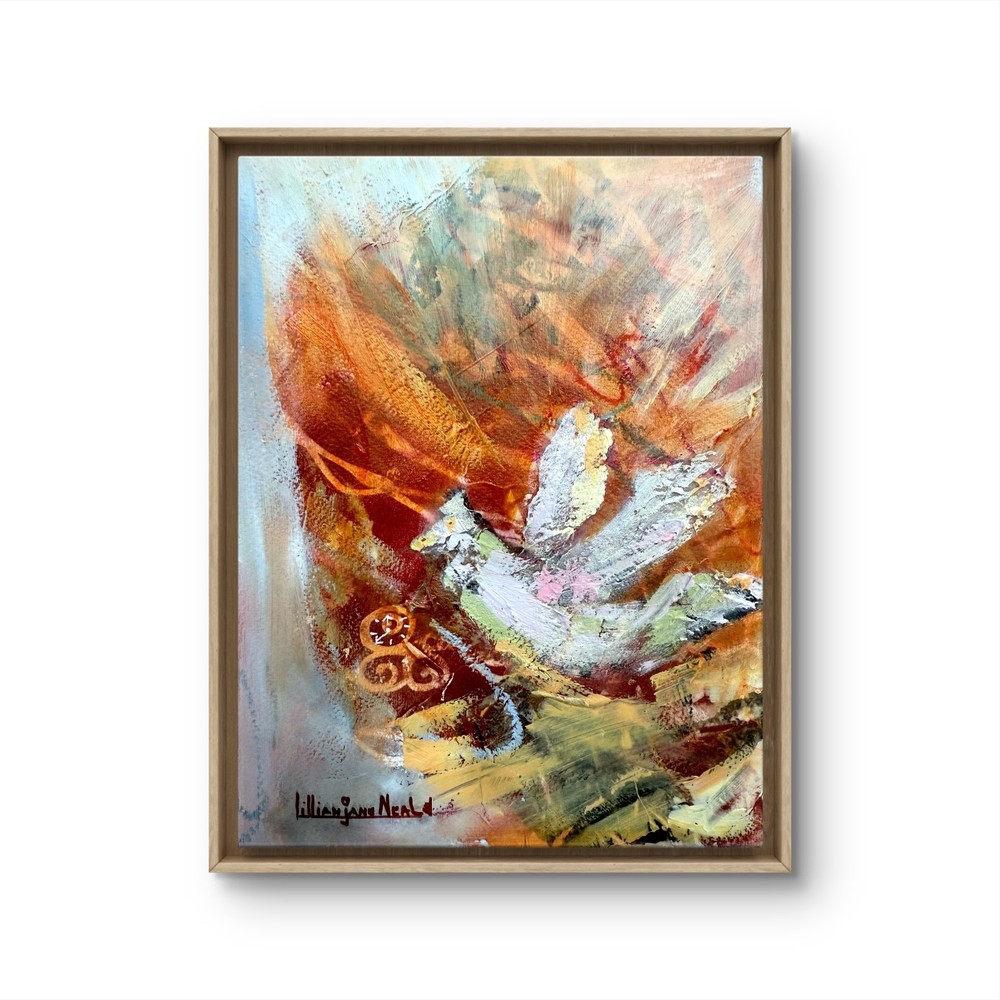 7.5″ x 10″ Abstract Expressionist Original Painting on Canvas