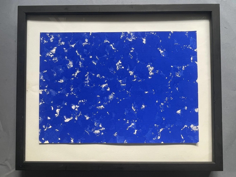 Yves Klein Monochrome Abstract Painting Art Ultramarine Blue French Blu Arte G66