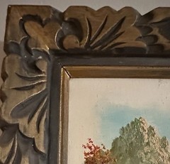 Vintage Set Of 2 SUH JIN HEE Oil Paintings Landscape Autumn Winter Framed Signed