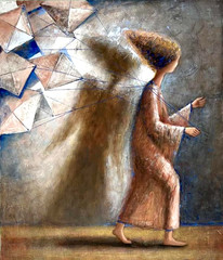 NEW!! Oil painting from the Artist Mystical unique art. „The Weight of Dreams“