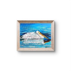 Pelican Original Expressionism Acrylic Abstract Canvas