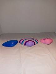 Hand painted, 1 of a kind sea shells picked at the shore & painted.  