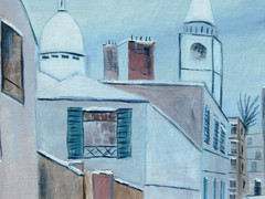 FINE VINTAGE FRENCH SCHOOL SIGNED ORIGINAL OIL PAINTING