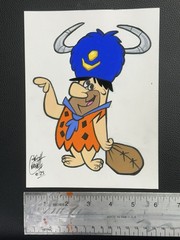 Art Flintstones Fred Bowling Water buffalo