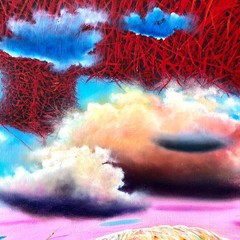 ALAIN DONATE HERNANDEZ ORIGINAL OIL PAINTING /CANVAS CUBAN ART 30″X 40″ SURREAL