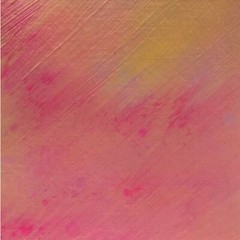 Custom Acrylic Painting Yellow Green Orange Pink