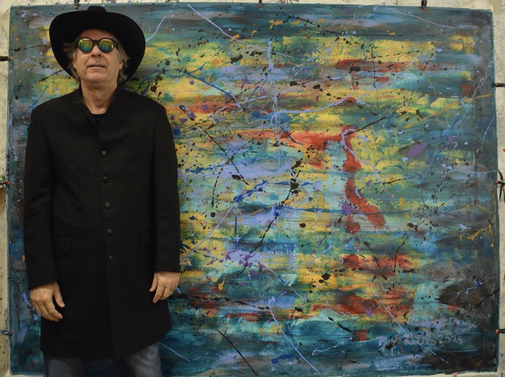 Jackson Pollock Style Giant Canvas Painting 84”X62” (7 Foot) Abstract Modern XL