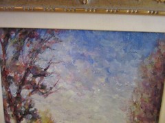 Roger Etienne (USA 1923-2011)“Region of Bourgogne“ Original Framed Oil on Canvas