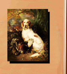 Hound Dog By William Woodhouse Canvas Wrap Oil Painting 16×20 Animal Fine Art