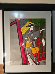 Signed Framed Original Asian Japanese Women Art Painting Japan GEISHA Women Girl