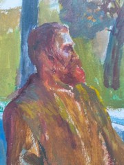 Portrait of the artist PAVLOV. The author is KOSHEL M. I