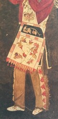 Vintage Chief Snow Cloud Native American Painting Portrait Folk outsider c 1920s