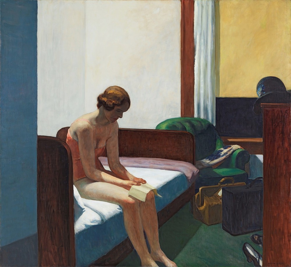Hotel Room Painting by Edward Hopper Art Reproduction