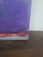 Mark Rothko Signed Oil Painting on Canvas 16×24 in Abstract Expressionism