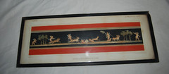 Antique Gouache Watercolor Paintings Of Cupids Chariots Pompeii Italy