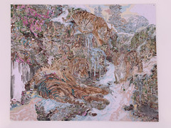 PLAID PAINT BY NUMBER Family Dynasty Tigers Waterfall – Completed #22042