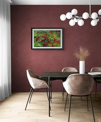 Original Oil Painting Apples Still Life Orchard IMPRESSIONISM Art by Onipchenko