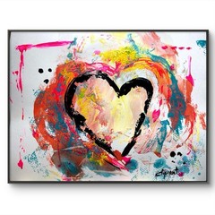 Original Abstract Art 14×11 Paper Expressionist Modern Painting Fine Art Decor