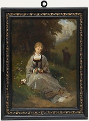 Late 19th Century Oil – Flowers in the Park