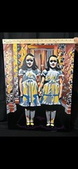 Custom Interpretation Oil Painting on Canvas of the Shining Twins (24×18)
