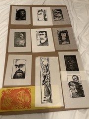 Howard John Besnia Set Of 11 Wood Engraving Prints