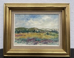 Niels Nielsen 1917-1989 Dunes Landscape Skagen Mid Century Modern Danish Art