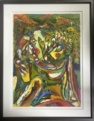Anthony Quinn Original Oil Painting on Paper “Those Frontier Plains”