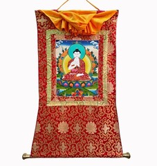 Hand Painted Vairocana Buddha, Bhairochana -毘盧遮那佛