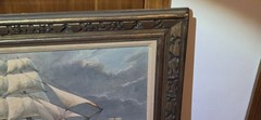 William Frederick Mitchell Naval / Merchant ship LITHO on CANVASS Ship Ocean
