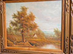 Samuel George Enderby (British, 1860-1921) Antique Original O/C Landscape Signed