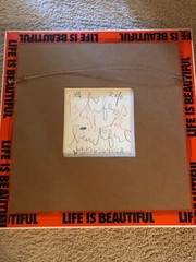 Original 22×22 Mr. Brainwash Muhammad ALI with COA with his Thumb Print