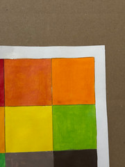Sol Lewitt Square Painting – Minimalism – Framed
