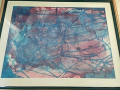 Francoise De La Bussiere Painting Abstract Art Signed. ABSTRACT ART