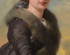 Josef Abel (1764-1818) „Viennese Actress Maria Anna Adamberger“, oil painting