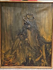 Joachim Probst Painting – 1965 Mary Troy – Abstraction Painting – 25X31