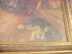 ORIGINAL OIL ON CANVAS PAINTING OF OLD MARRIED COUPLE OF 50 YEARS ARTIST SIGNED