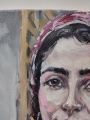 Original oil paimting 11″x14″ Beautiful Woman portrait, Impressionism, Realism