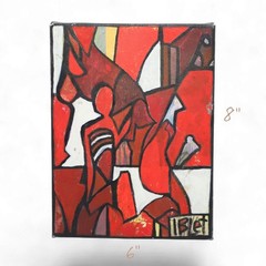 Original Abstract Artwork on Canvas – 6×8 – IBLET Studio