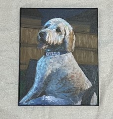 Custom Pet Portrait 8×10” – Hand-Painted Acrylic Pet Painting from Your Photo