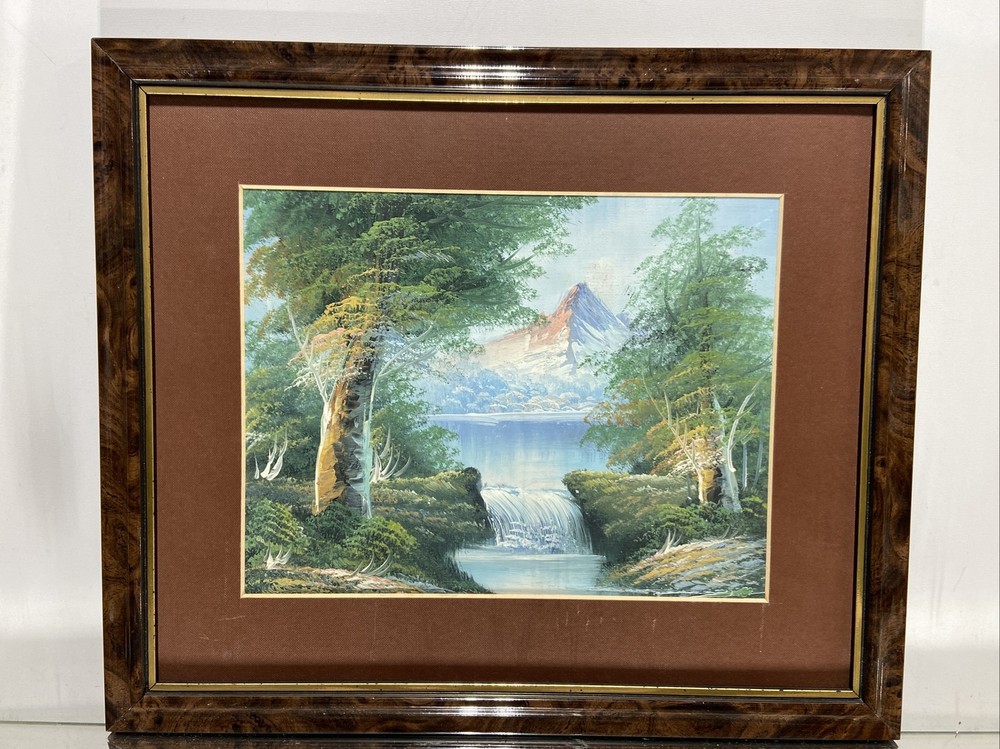 VTG. IMPRESSIONIST LANDSCAPE Oil On Board 11 3/4″x14″