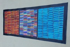 SELINA NUMINA 130 x 60 cm Original Aboriginal Painting. Bush Yam