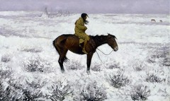 Frederic Remington Herd Boy Reproduction – Giclee Canvas/Paper/Stretched