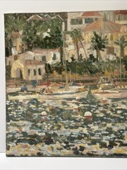 Impressionist Painting Impressionism Beach Coast Nautical Bowen Island Harbor