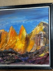 South West Style Desert Scene Original Signed Art