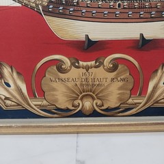 Echo Scarf Cavelle Nautical Imported French Vintage Framed Silk – 32″x32″