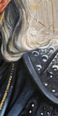 Original Oil Painting of GERALD of RIVIA Henry Cavill Fan Art by Roanyo