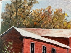 14 x 18 Original Oil Painting on Canvas….“Lynn’s Mill“