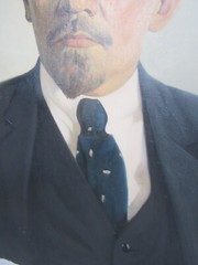 Vintage Original Soviet Union Vladimir Lenin Oil Painting on Canvas (31.5″)